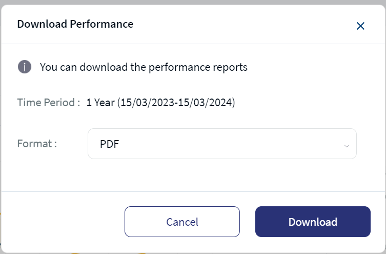 Performance Download Format
